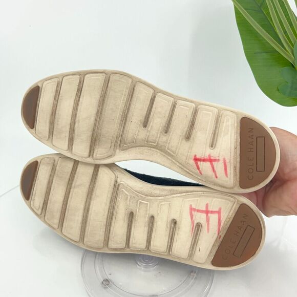 Cole Haan Mens OriginalGrand Knit Oxford Sneaker Size 8 M Black Stitchlite Shoe - Picture 10 of 13